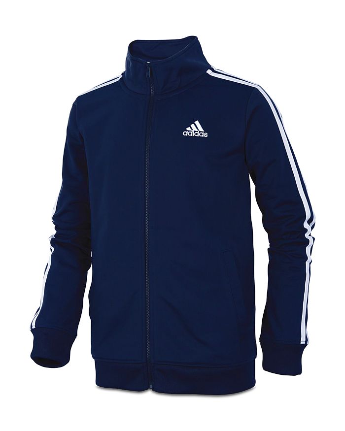 Adidas Originals Adidas Toddler Boys Iconic Zip-up Tricot Jacket In Collegiate Navy
