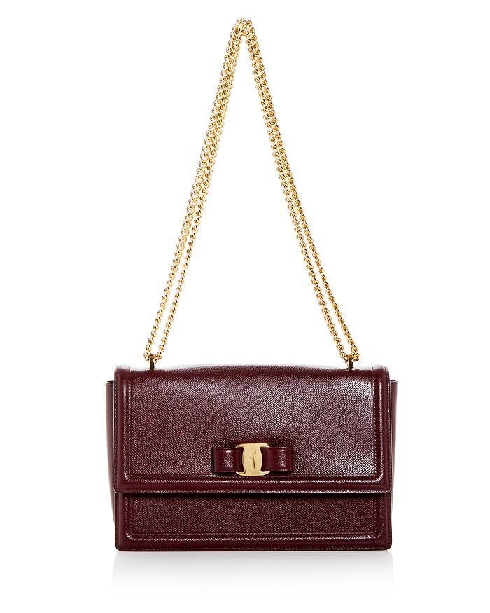 Salvatore Ferragamo Ginny Medium Leather Shoulder Bag Bloomingdale's