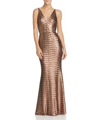 Dress the population harper mermaid cheap gown