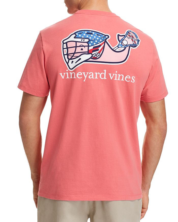 Vineyard Vines Lacrosse Bloomingdale\'s Tee | Logo Crewneck