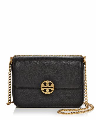 Dropship Tory Burch Chelsea Convertible Shoulder Bag In Gold Chain Black  Leather to Sell Online at a Lower Price