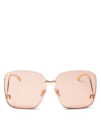 Gucci Women's Oversized Rimless Square Sunglasses, 75mm | Bloomingdale's