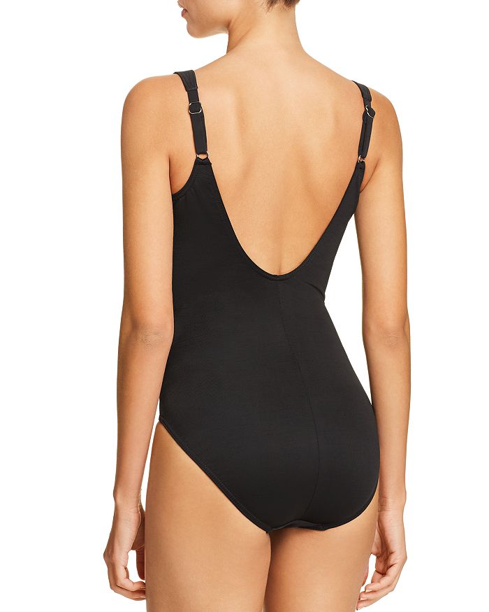 Miraclesuit Must Have Sanibel Ruched One Piece Swimsuit In Black