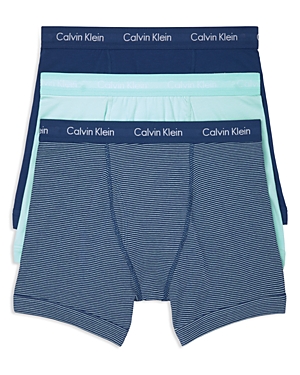 CALVIN KLEIN COTTON STRETCH BOXER BRIEFS, PACK OF 3,NU2666