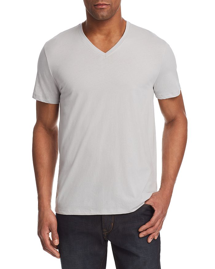 Atm Anthony Thomas Melillo V-neck Tee - 100% Exclusive In Grey