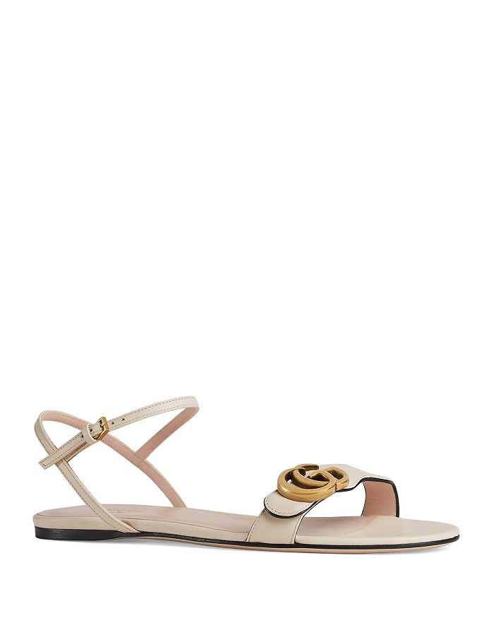 Women's Marmont Leather Double G Sandals | Bloomingdale's