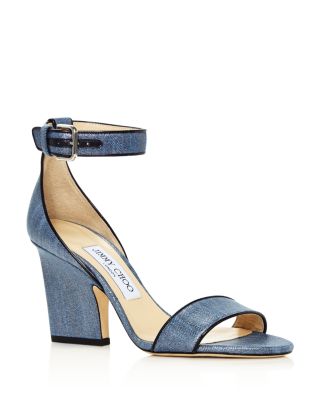 jimmy choo denim sandals