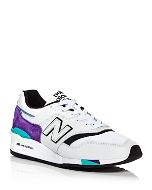 New Balance 997 In Usa Sneakers In White Purple | ModeSens