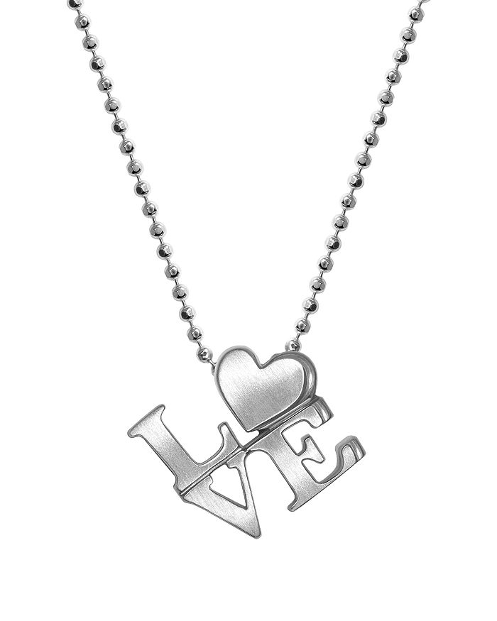 Alex Woo Love Necklace, 16 In Silver