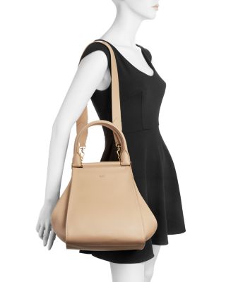 Max Mara Medium Leather Wing Tote | Bloomingdale's