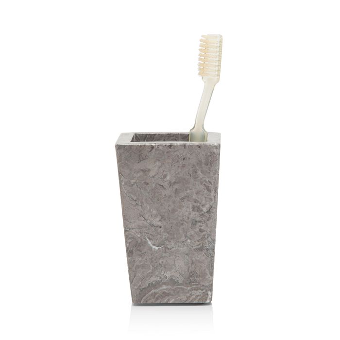 Pigeon & Poodle Veneto Toothbrush Holder In Gray