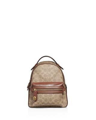 coach canvas backpack