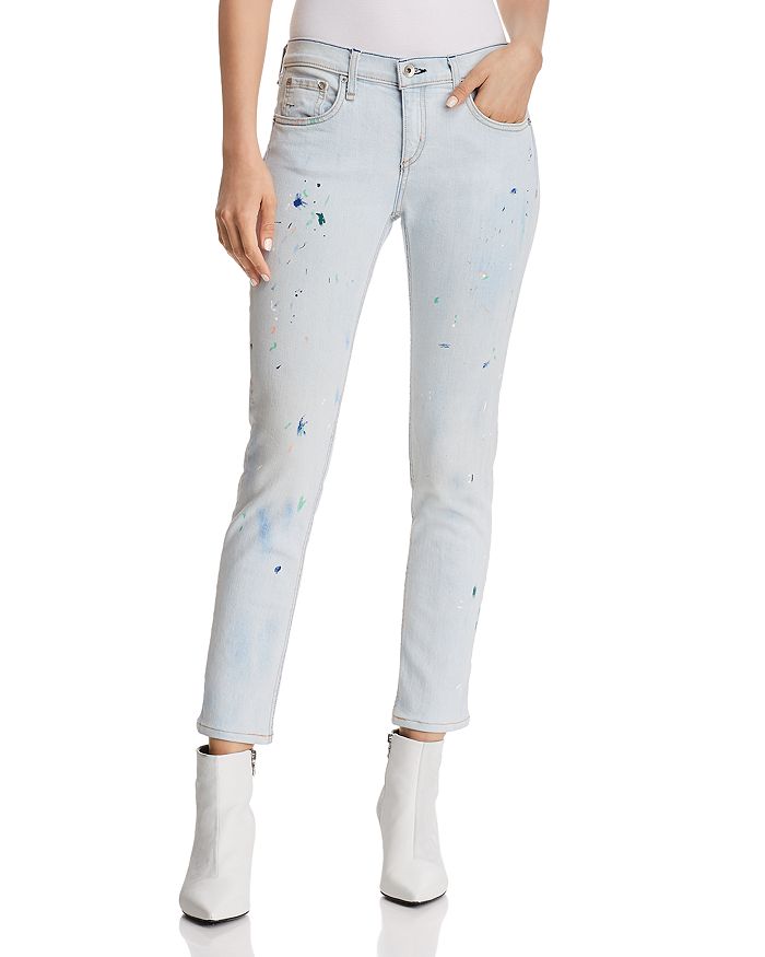 Rag and bone paint splatter jeans new arrivals