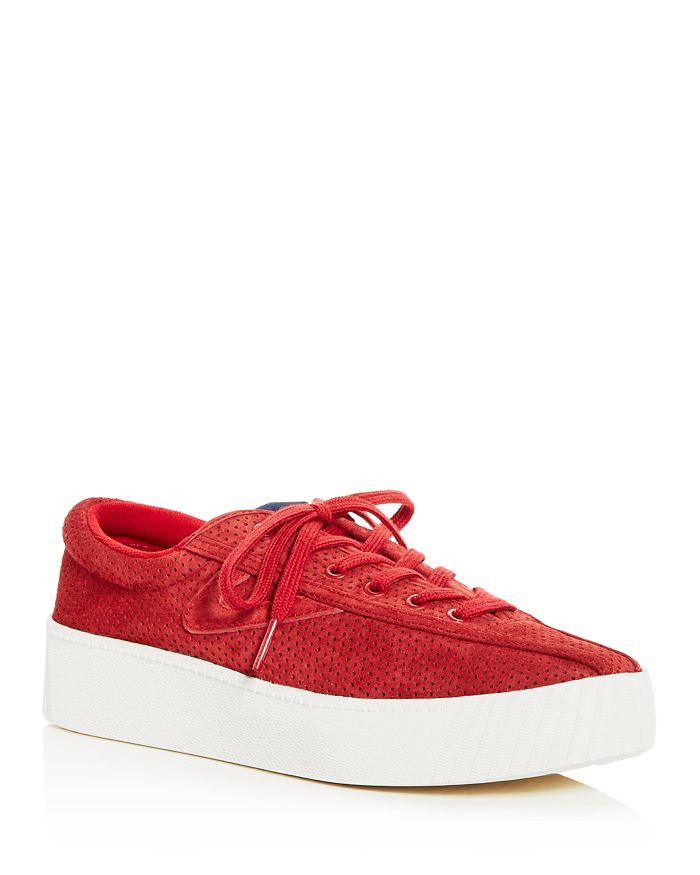 Tretorn Women s Nylite Bold Perforated Nubuck Leather Lace Up