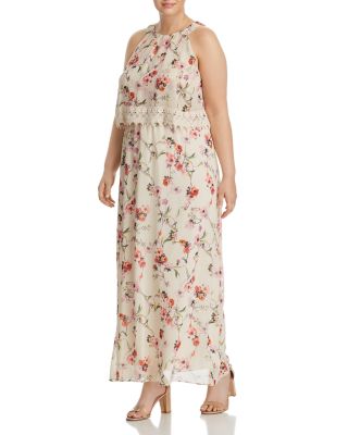 oasis floral maxi dress