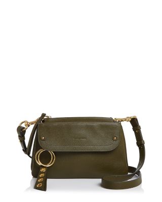 See By Chloé See By Chloe Phill Leather Crossbody In Winter Ivy