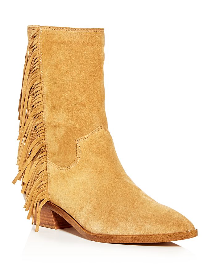 Rebecca minkoff fringe boots discount