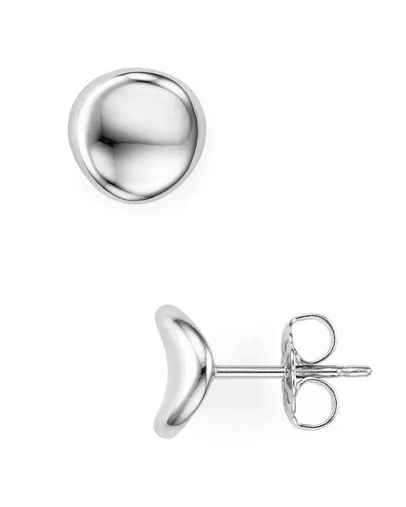 Bloomingdale's Fine Collection Dapped Disk Stud Earrings