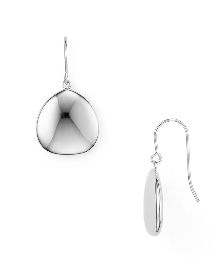 Nancy B Curved Teardrop Drop Earrings - 100% Exclusive In Silver