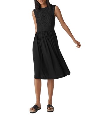 Whistles - Seaton Eyelet-Stitched Dress
