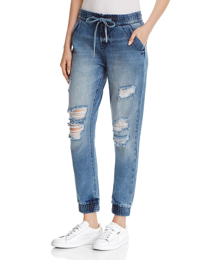 True Religion Jean-style Jogger Pants In Live In Blues