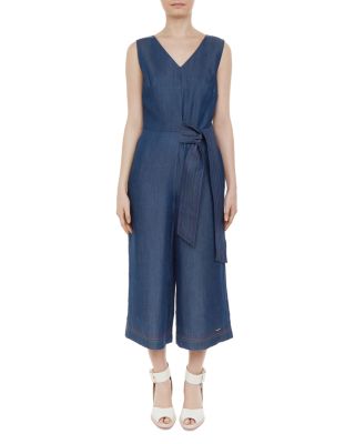 ted baker denim jumpsuit