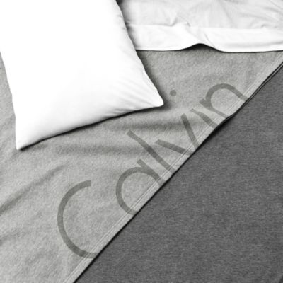Modern Cotton Jersey Body Solid Duvet Cover, Full/Queen