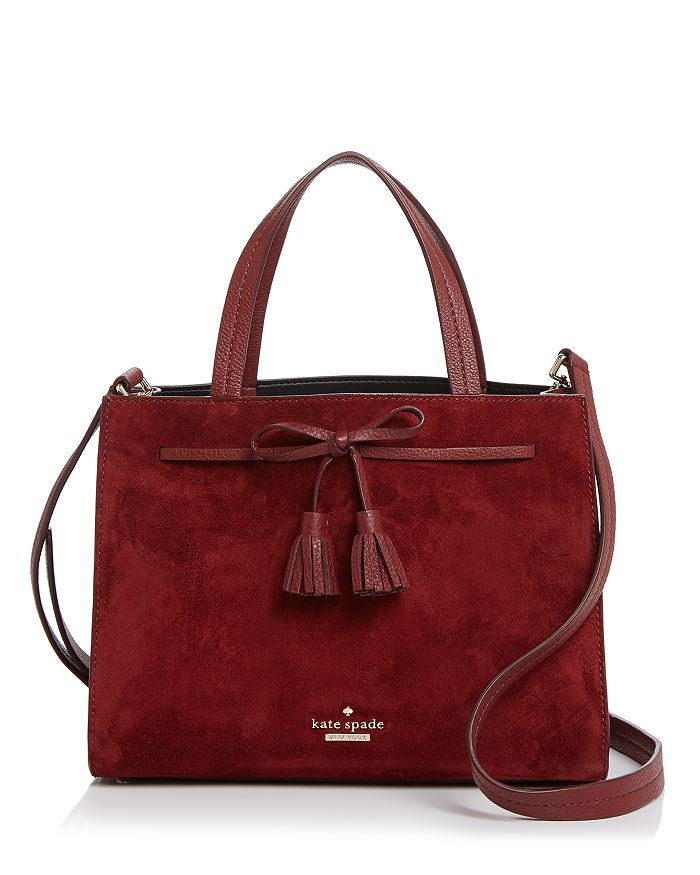 kate spade new york Hayes Street Sam Medium Suede Crossbody