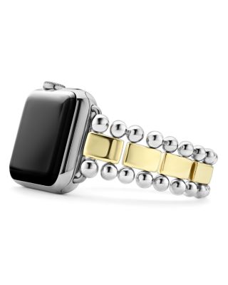 Smart Caviar Sterling Silver 18K Gold Apple™ Watch Bracelet, 38-44mm