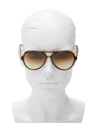  Brow Bar Aviator Sunglasses, 59mm