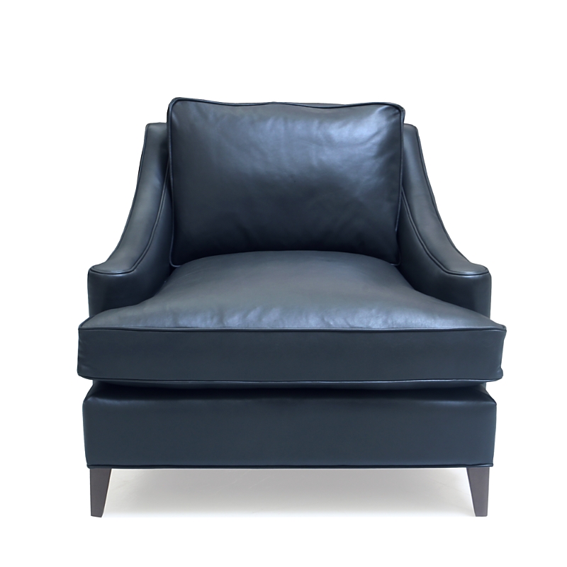 BLOOMINGDALE'S ARTISAN COLLECTION CHARLOTTE LEATHER CHAIR - EXCLUSIVE 1881CALB22629