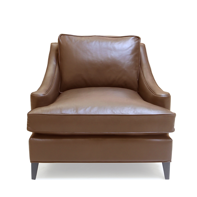 BLOOMINGDALE'S ARTISAN COLLECTION CHARLOTTE LEATHER CHAIR - EXCLUSIVE 1881CALB22639