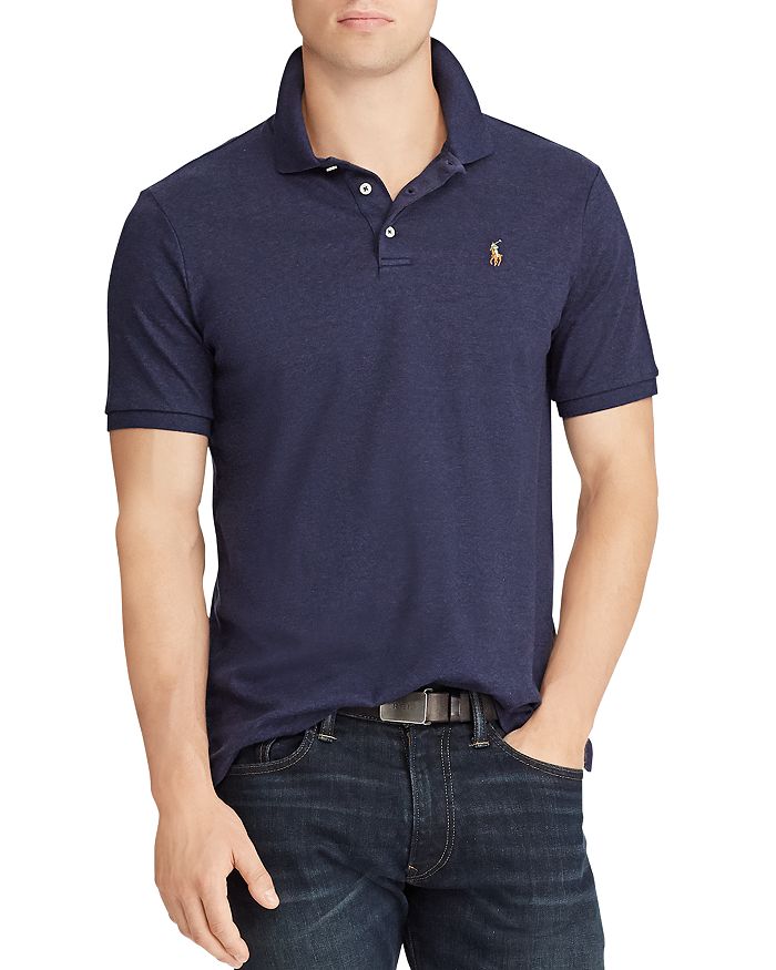 Polo Ralph Lauren Classic Fit Soft Cotton Polo Shirt In Spring Navy