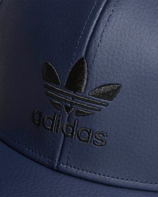 adidas Originals Trefoil Faux Leather Snapback Hat