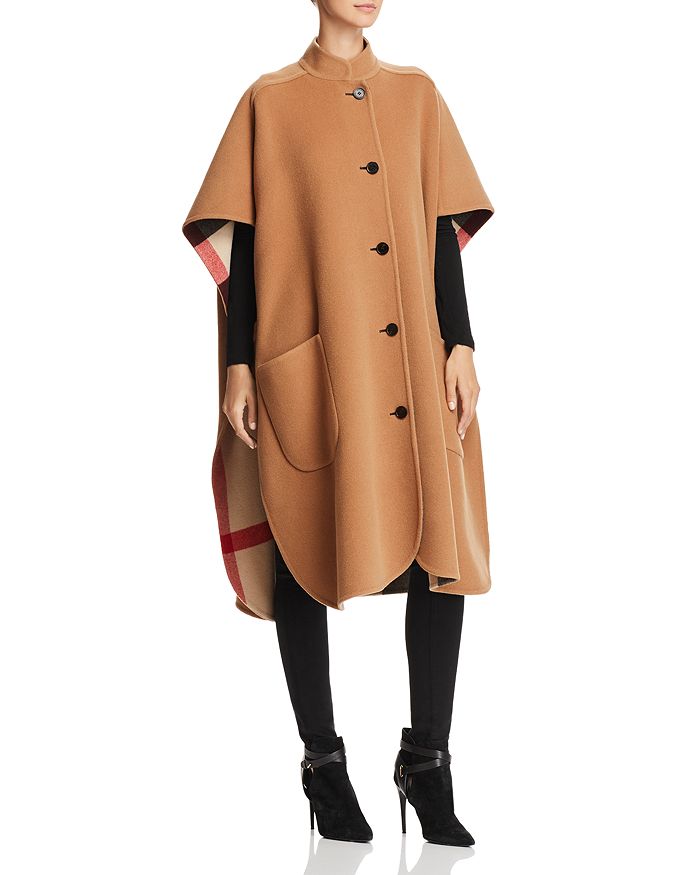 Burberry hotsell reversible poncho