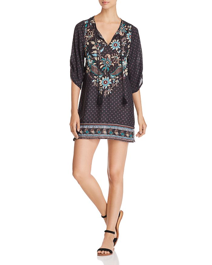 Tolani Embroidered Tunic Dress Bloomingdale s