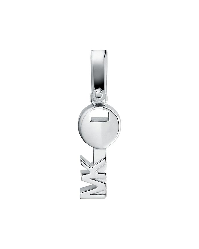 Michael Kors Mk Key Charm In Silver