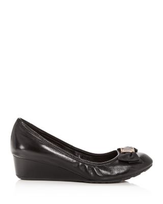 Cole Haan Women's Tali Leather Demi-Wedge Pumps Bloomingdale's