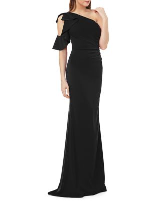 Carmen Marc Valvo Infusion One-Shoulder Gown | Bloomingdale's