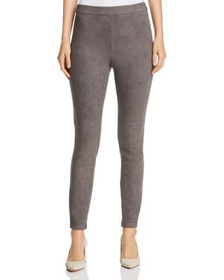 Elie Tahari Roxanna Ultrasuede Leggings 