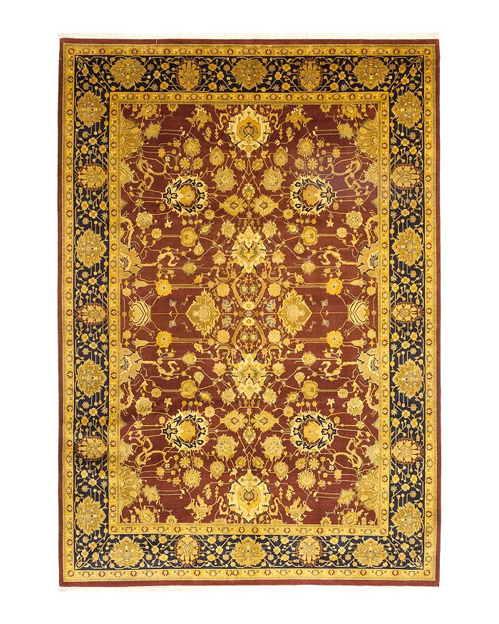 Bloomingdale's Solo Rugs Oushak 2 Hand-knotted Area Rug, 10'1 X 14'8 In Red