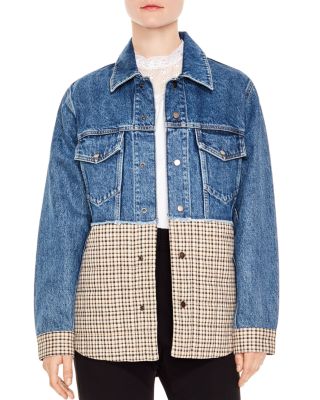 sandro denim jacket