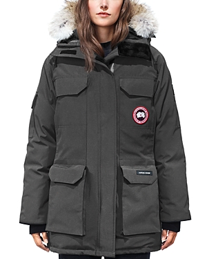 Canada Goose Expedition Fur Trim Down Parka In Graphite