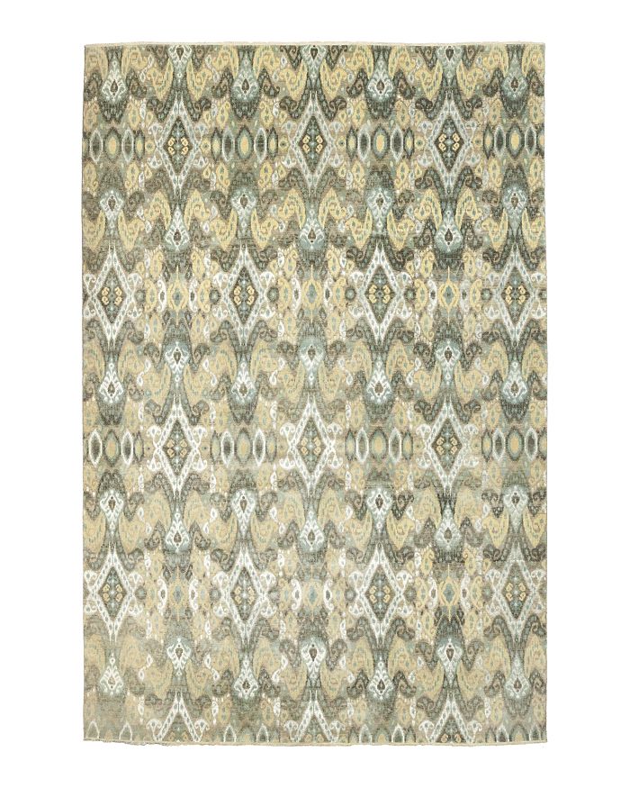 Bloomingdale's Solo Rugs Ikat Rewa Hand-knotted Area Rug, 11'9 X 18'0 In Multi