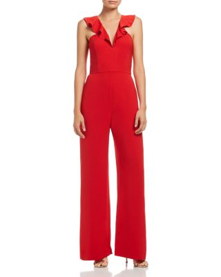 wayf red jumpsuit