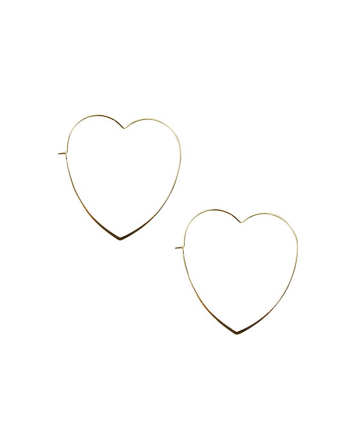 Jules Smith Love Me Hoop Earrings In Gold