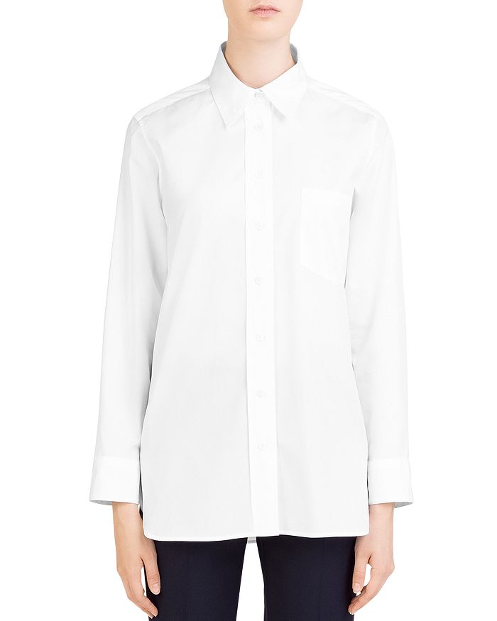 Gerard Darel Cotton Tunic Shirt - 100% Exclusive In White