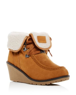 khombu wedge booties