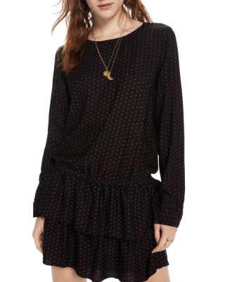 scotch and soda black dress