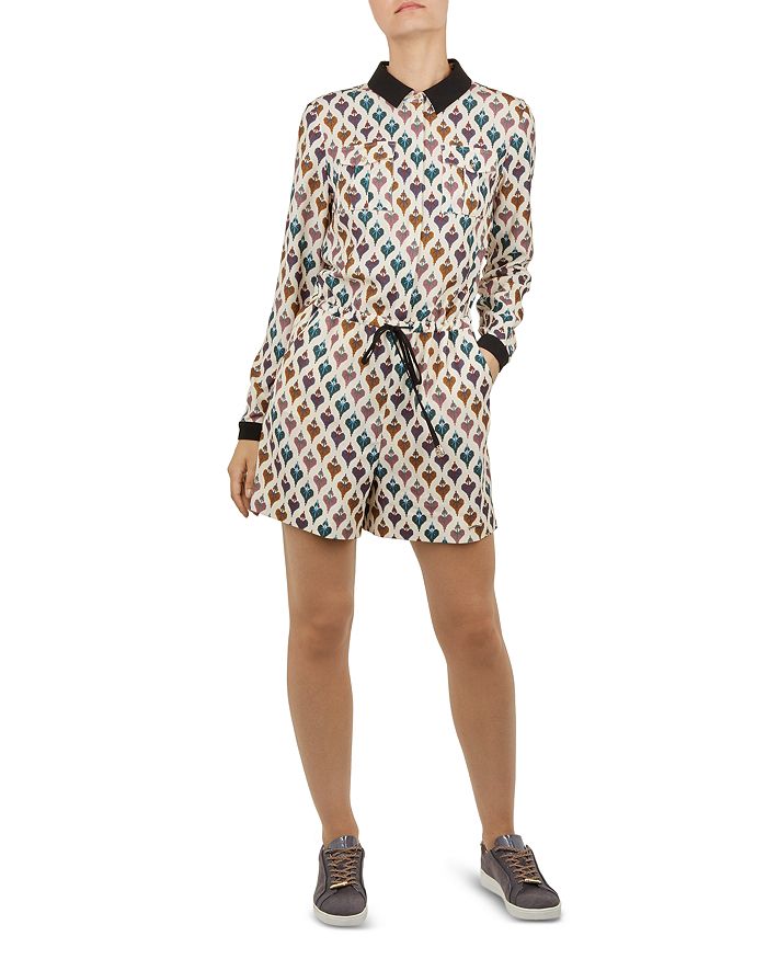 Ted baker heart print dress top